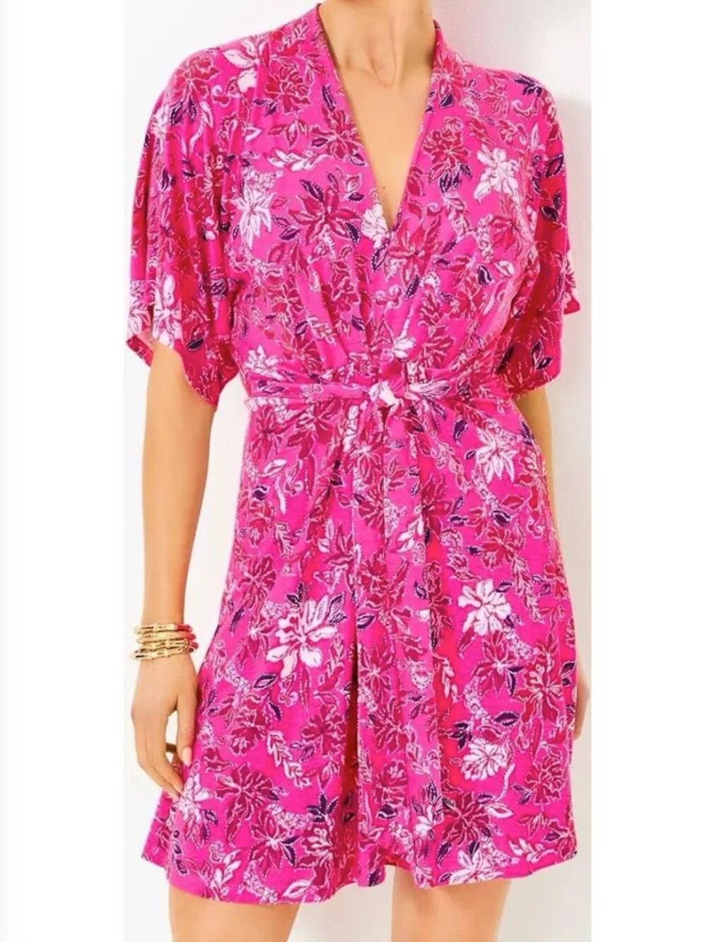 NWT Lilly Pulitzer Wisteria Elbow Sleeve Dress Size 8